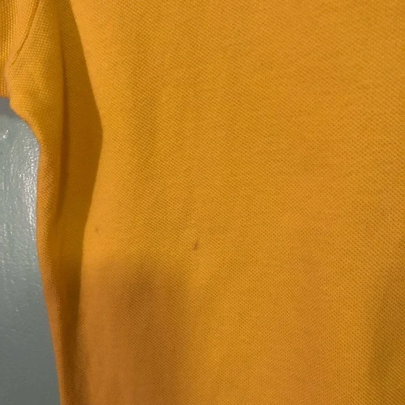 Ralph Lauren yellow boys polo button up collar - Picture 3 of 9